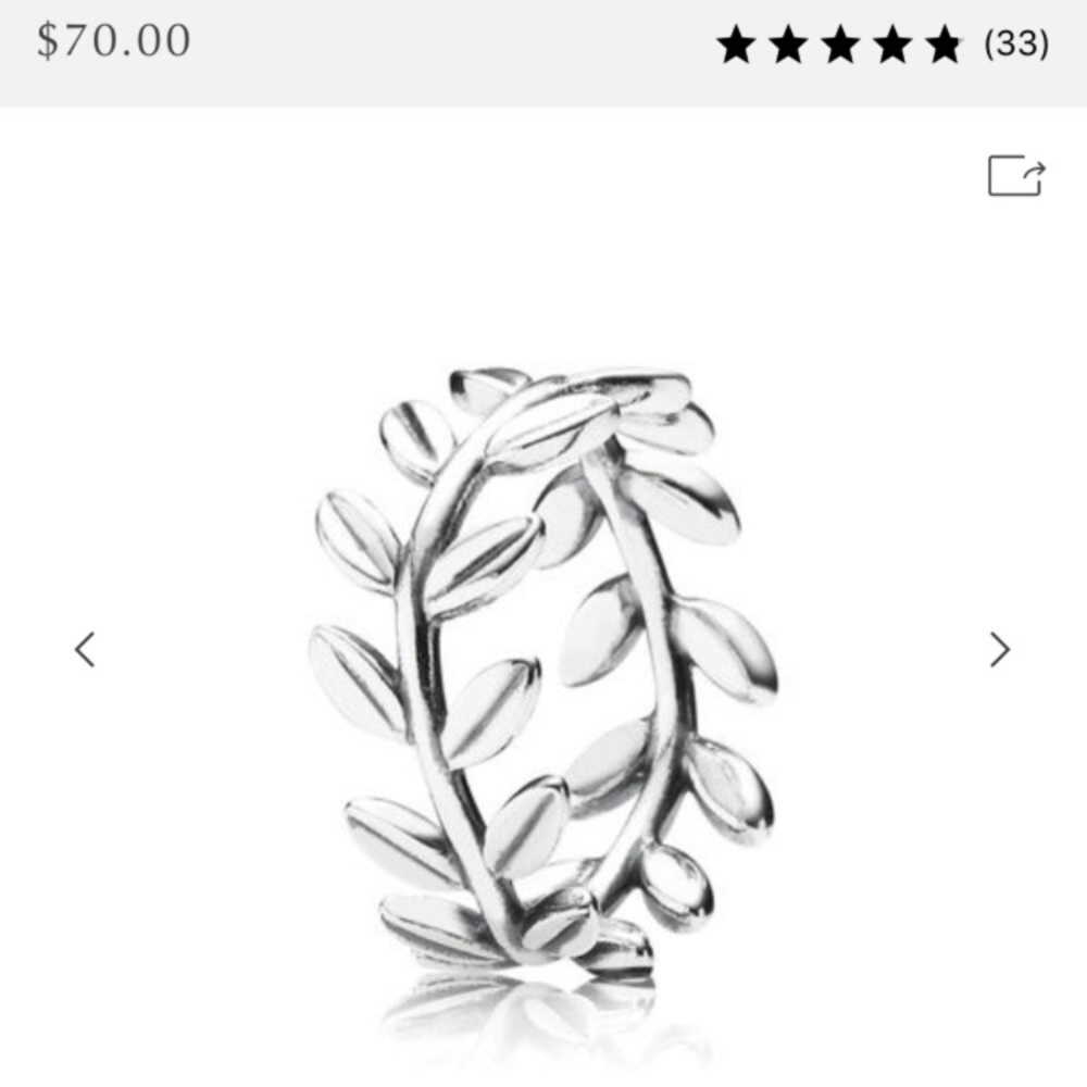 Pandora Laurel Wreath Ring